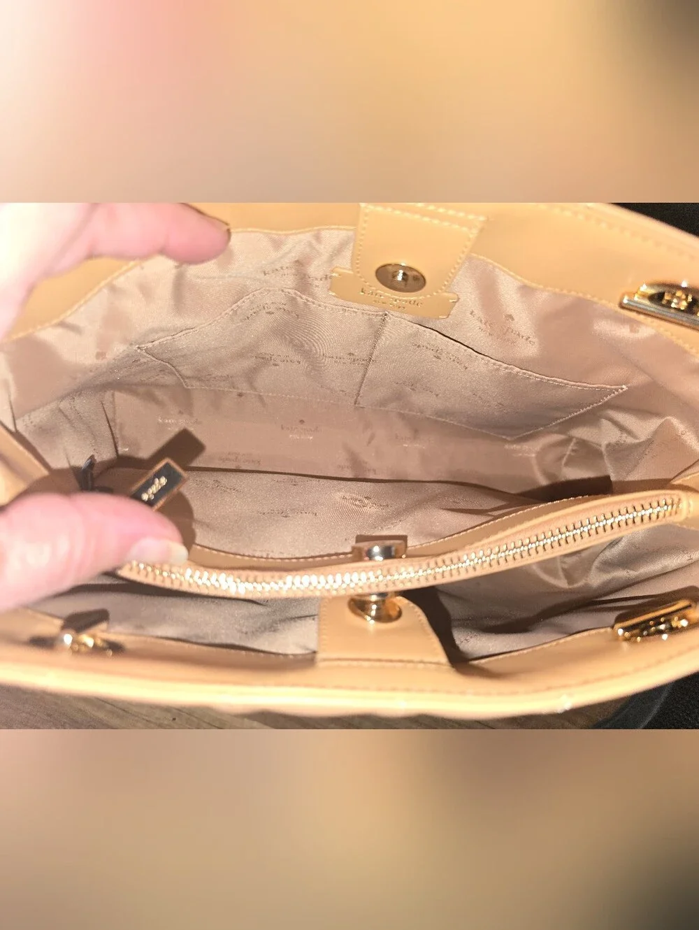 kate spade Quilted Leather Chain-Handle Shoulder Bag - Cream Beige